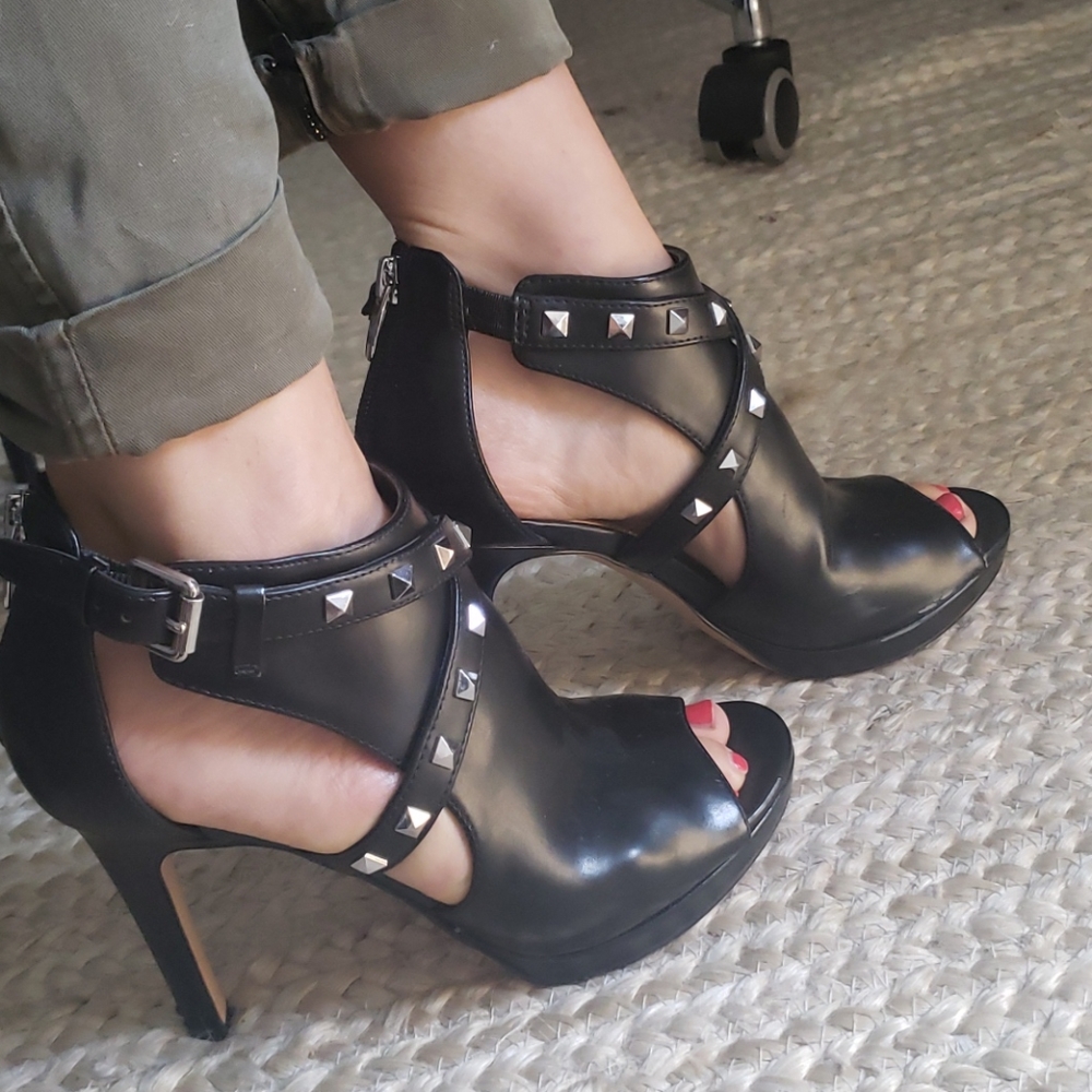 Marc Fisher Comfy Open Toe Booties - image 8